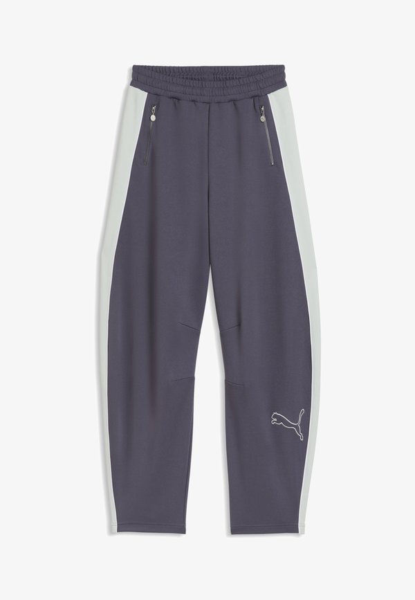 Puma T7 RELAXED BARREL LOVE OF THE CAT TRACK PANTS - Tracksuit bottoms - inky depths