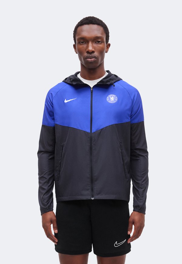 Nike Performance Chelsea FC Run Jacket - Windbreaker - pitch blue/bright blue/white