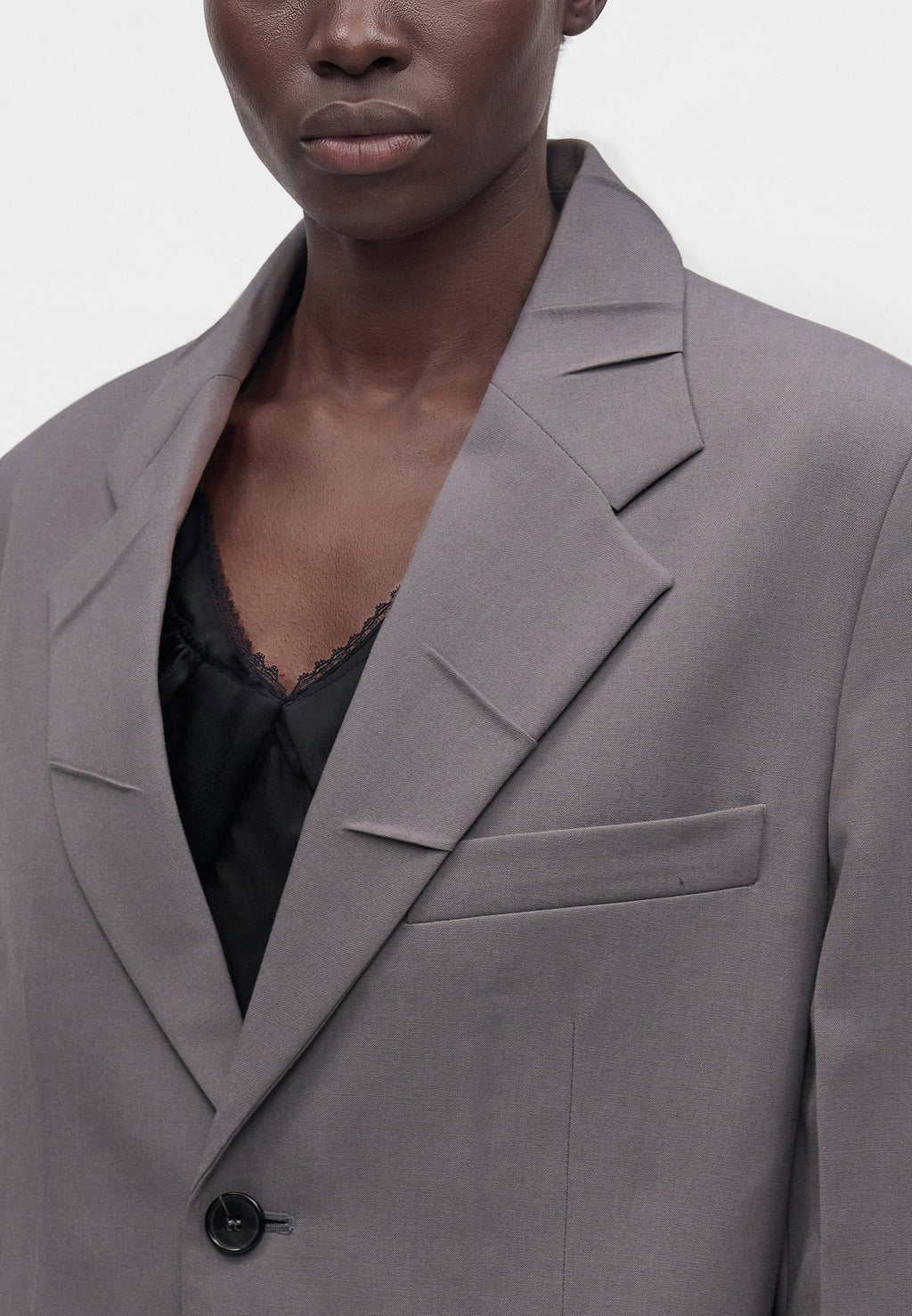 Victoria Beckham STEP COLLAR TAILORED JACKET
