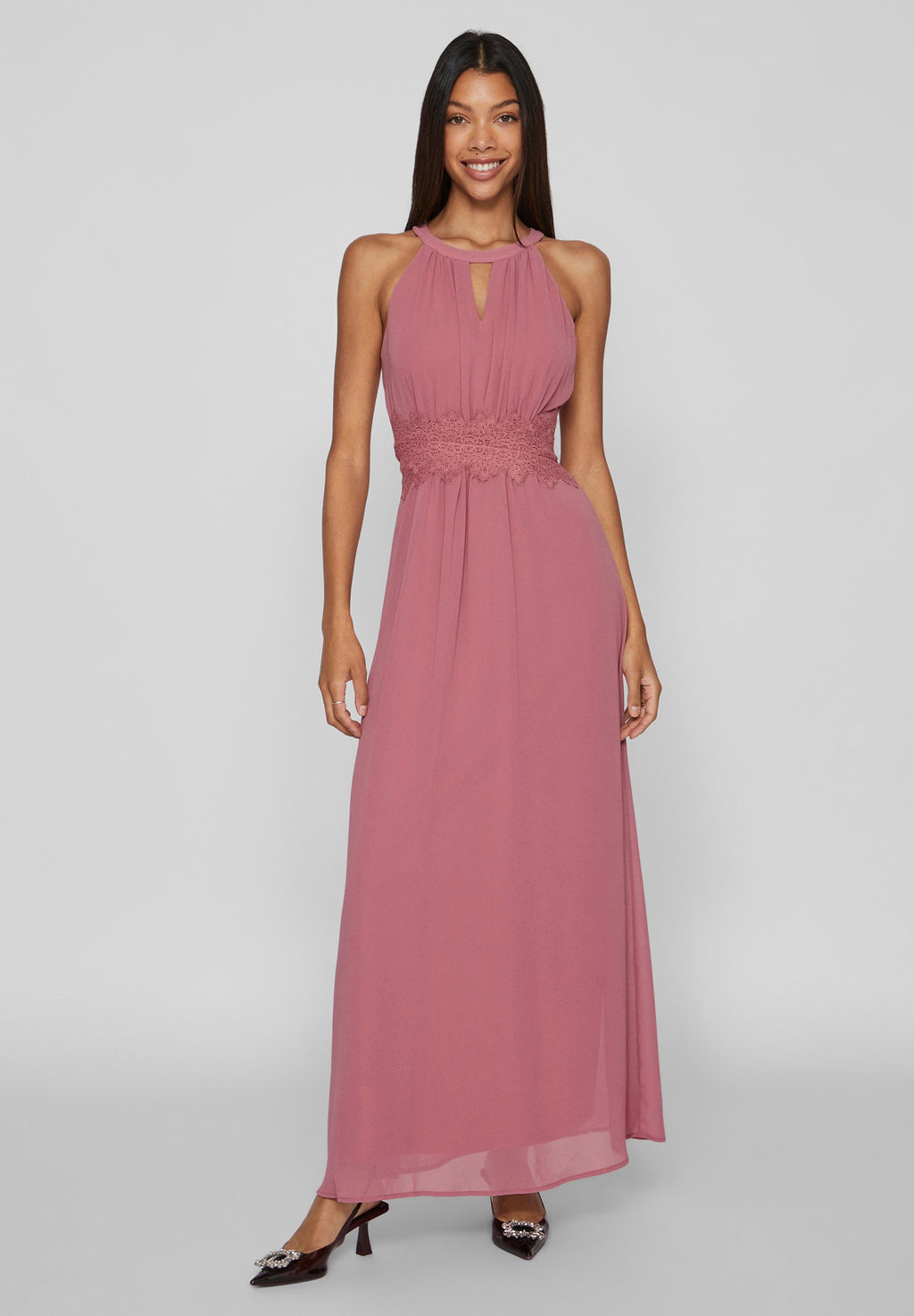 VILA VIMILINA HALTERNECK MAXI DRESS - NOOS/OC