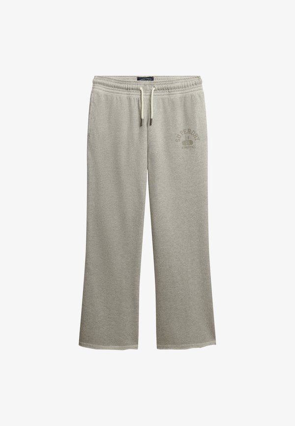 Superdry & Co ATHLETIC ESSENTIALS  FLARE - Tracksuit bottoms - grey marl