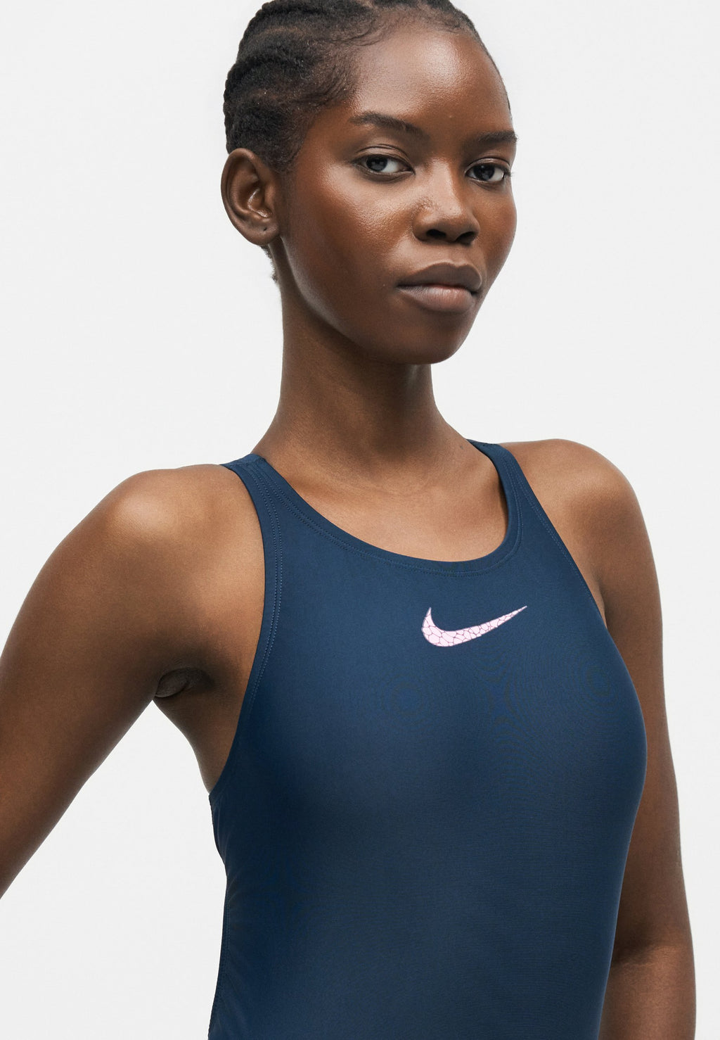 Nike Swim LOGO GRAPHIC PEBBLE FASTBACK ONE PIECE