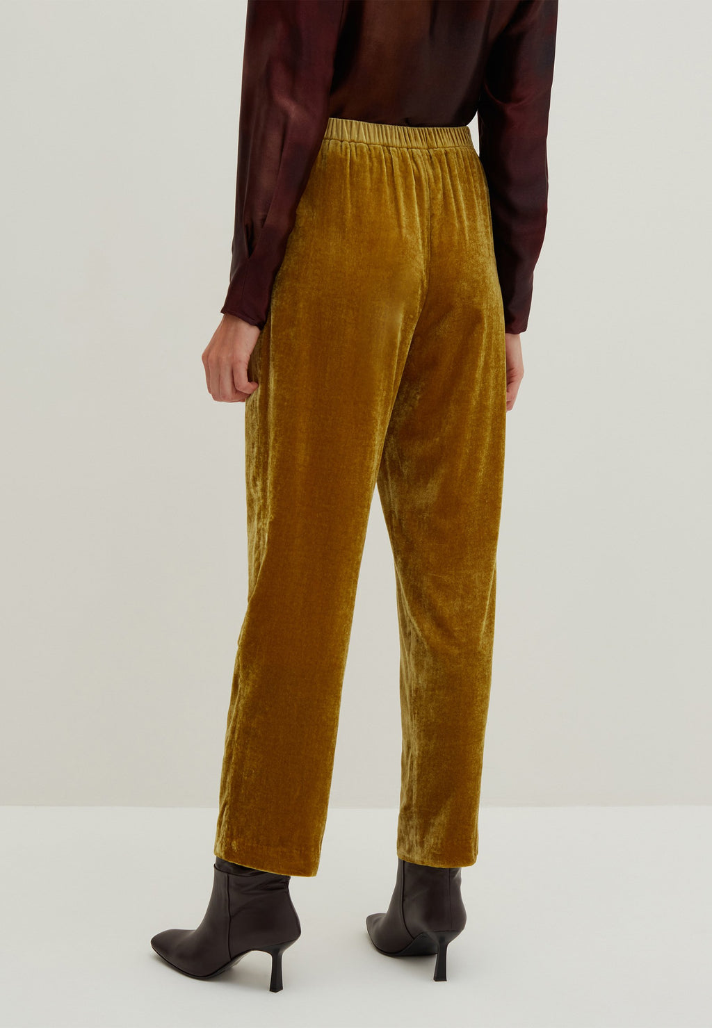 Stefanel TROUSERS IN VELVET