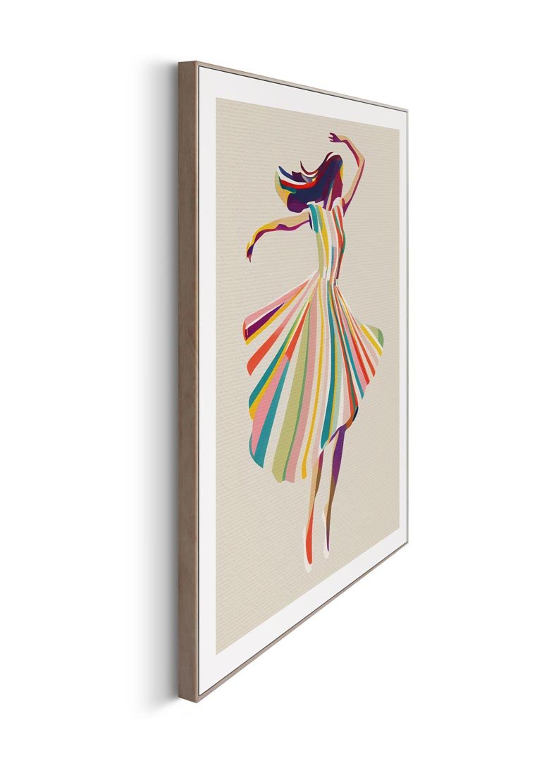 Orange Wallz DANCING WOMAN