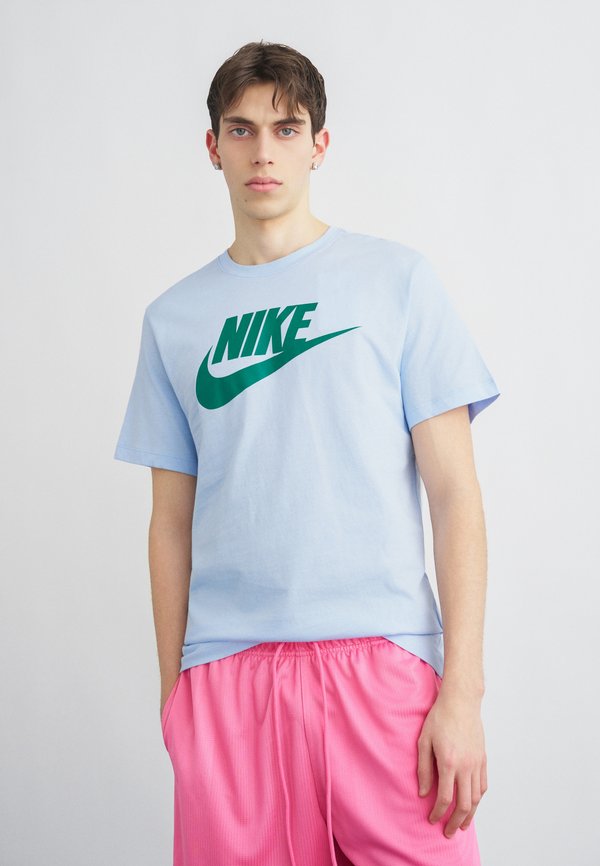 Nike Sportswear TEE ICON FUTURA - Print T-shirt - hydrogen blue