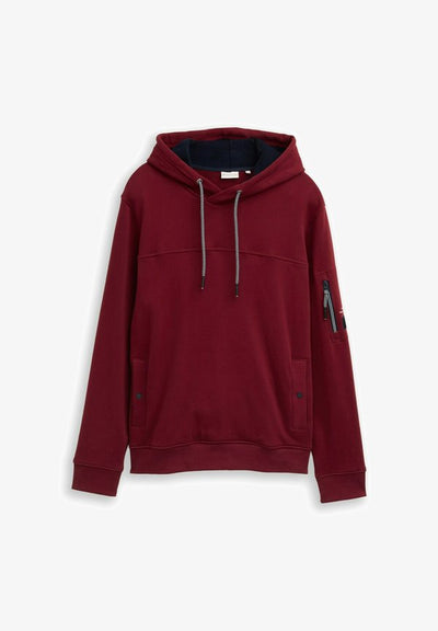 TOM TAILOR MIT TASCHEN - Hoodie - cabarnet bordeaux red