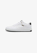 Puma COURT CLASSIC - Trainers - white- black- gold