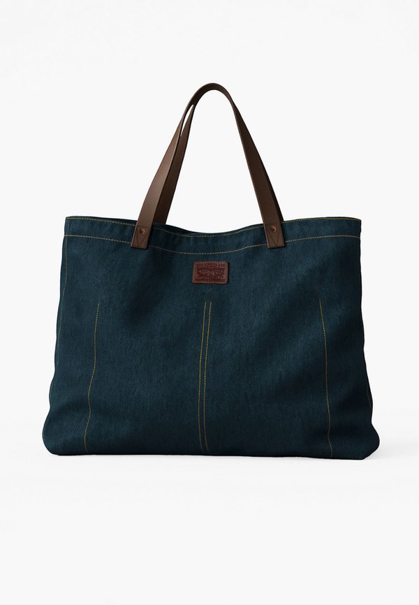 Levi's® HERITAGE ALL DAY TOTE - Tote bag - ocean indigo wash