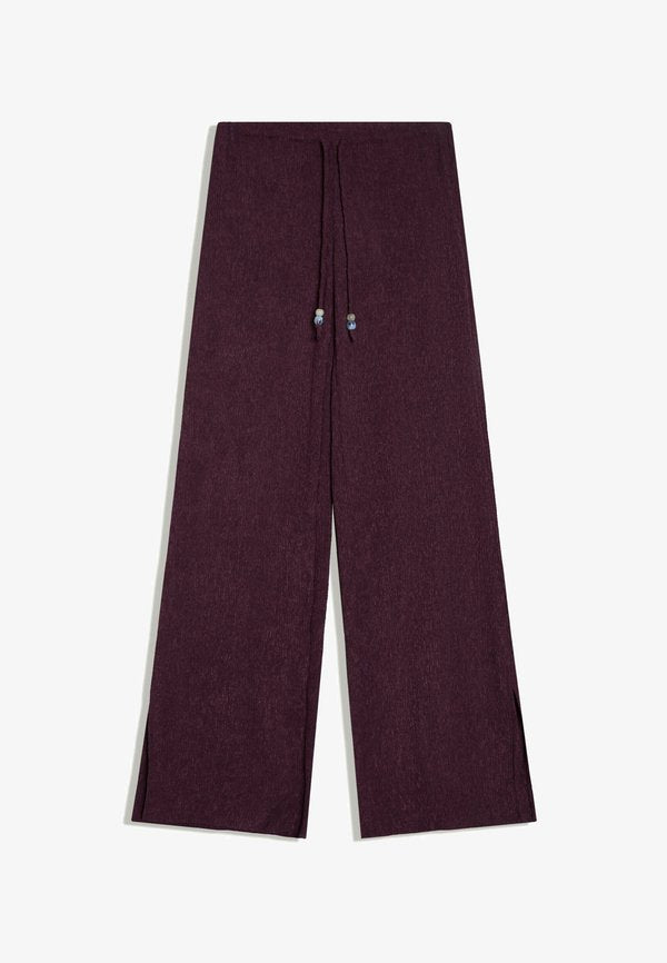 Bershka TROUSERS - Trousers - mauve