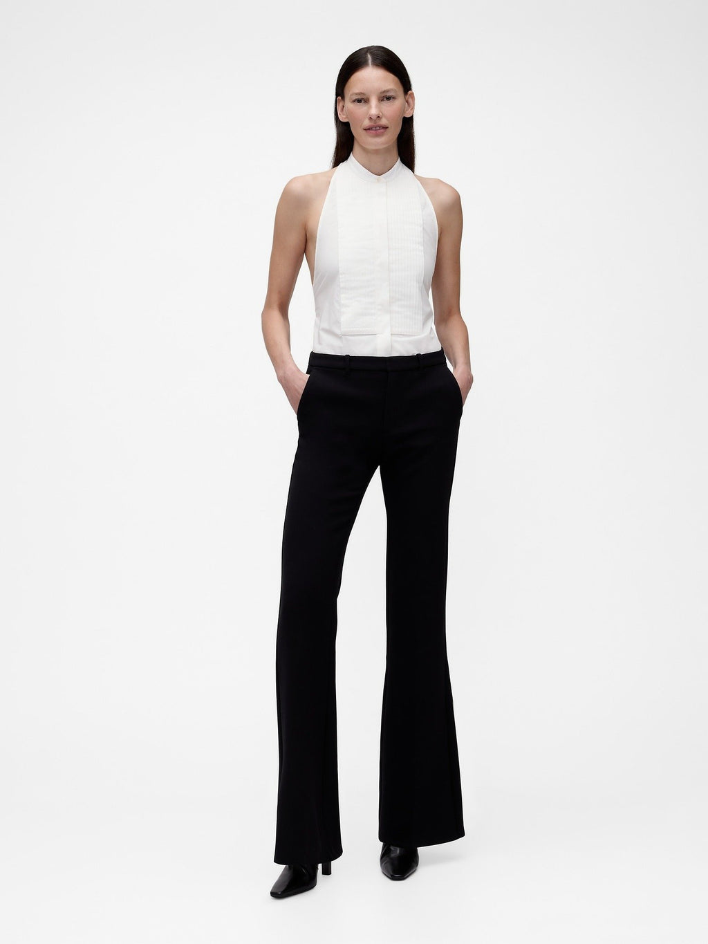 GAP GAPSTUDIO POPLIN TUXEDO SHIRT