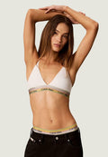Calvin Klein Underwear LIGHTLY LINED TRIANGLE LV00QF8865 - Triangle bra - white