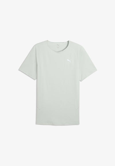 Puma M RUN CLOUDSPUN TEE - Basic T-shirt - créme de mint