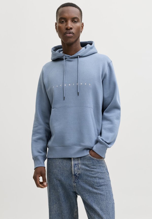 Jack & Jones JJESTAR JJ SWEAT HOOD NOOS - Hoodie - blue mirage