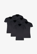 Levi's® LEVI’S HERREN T-SHIRT 6-ER PACK MEN HERREN UNTERHEMD V-AUSSCHNITT  - Undershirt - jet black