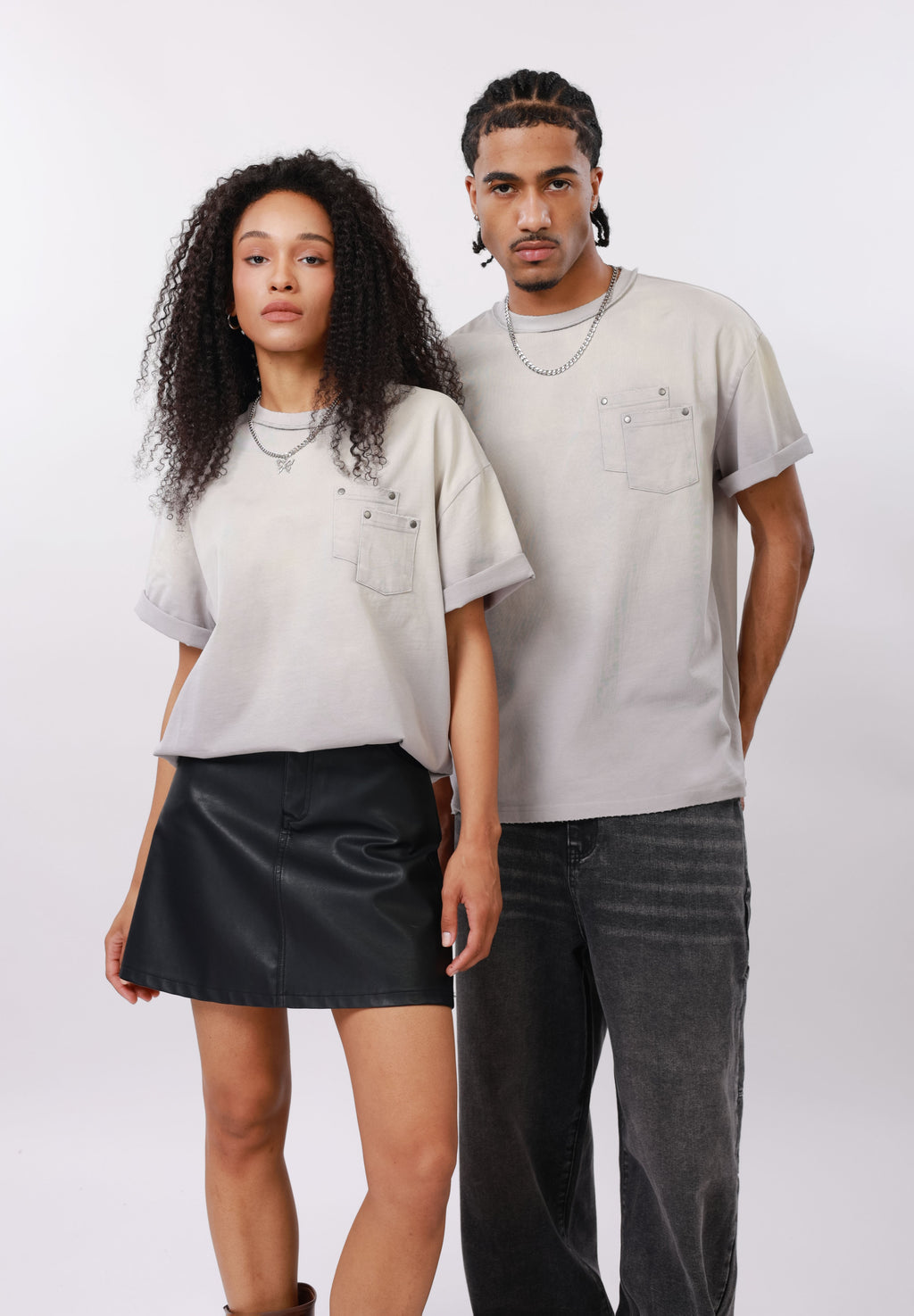 YOURTURN UNISEX HEAVY WASHED BOXY