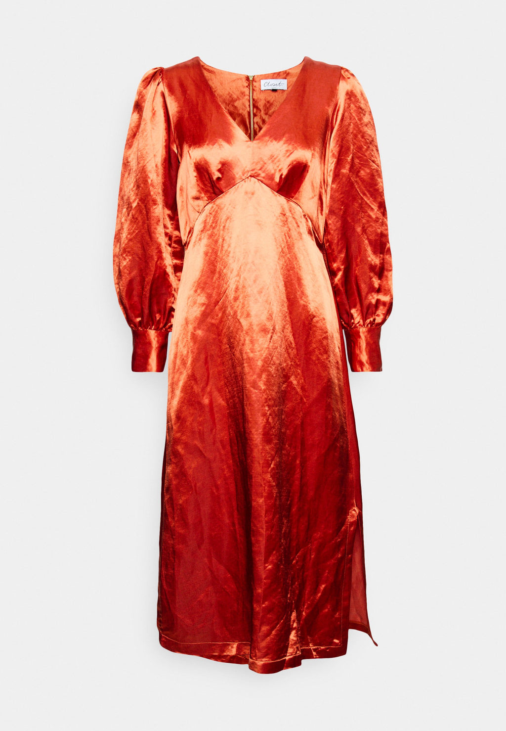 Closet CLOSET LONDON V-NECK MIDI DRESS
