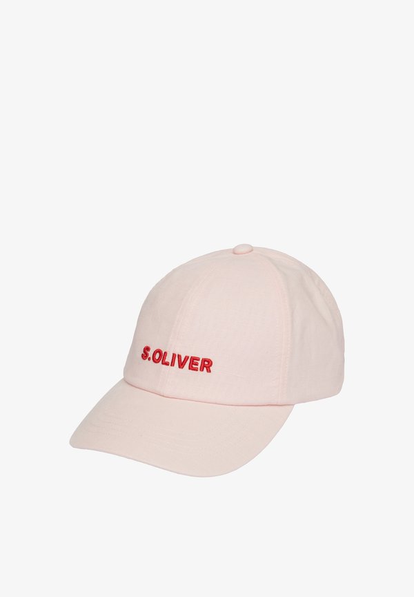 s.Oliver MIT LOGO-STICKEREI - Cap - zartrosa