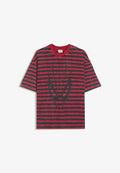 Bershka STRIPPED - SPIDERMAN TSHIRT - Print T-shirt - red
