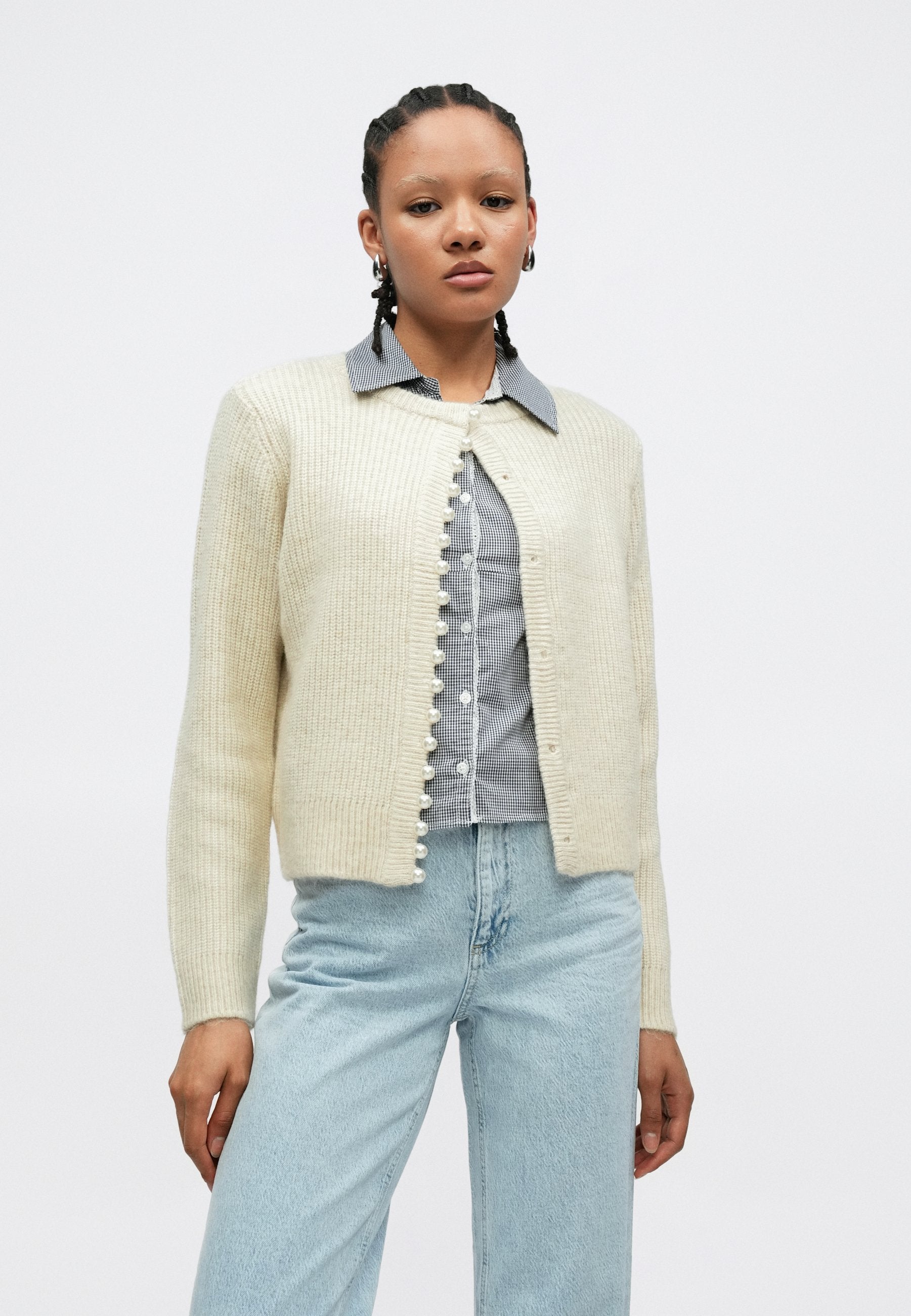 Vero Moda VMERIN O NECK PEARL