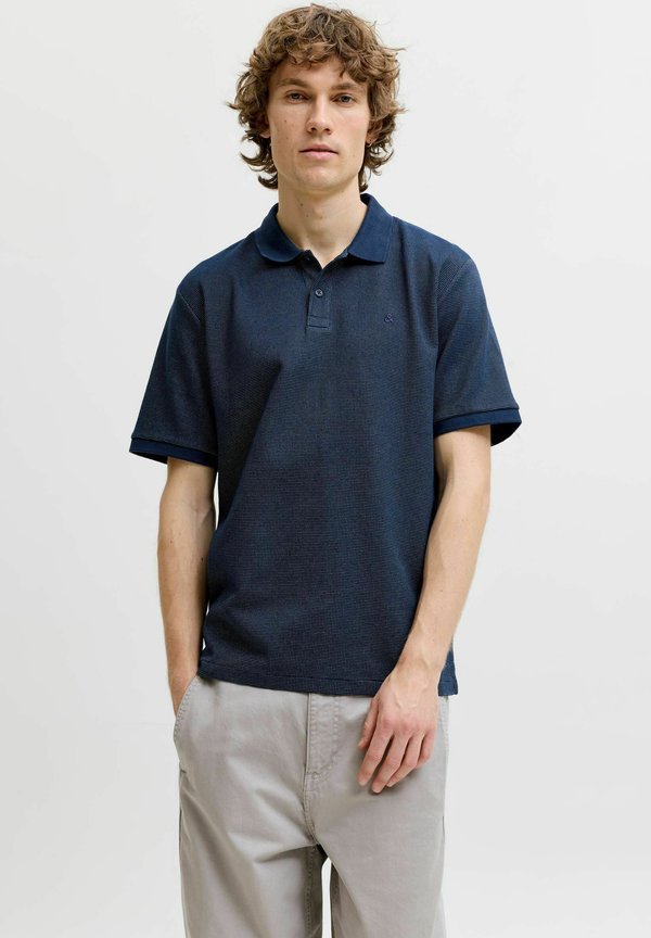 Jack & Jones POLO NECK POLO NECK - Polo shirt - navy blazer