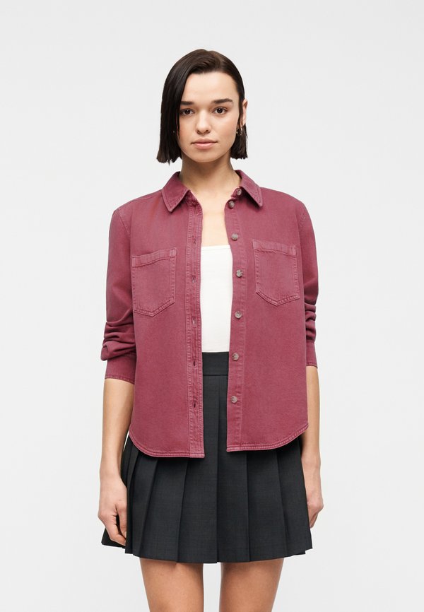 ONLY ONLSILLA FITED SHIRT - Button-down blouse - rose brown