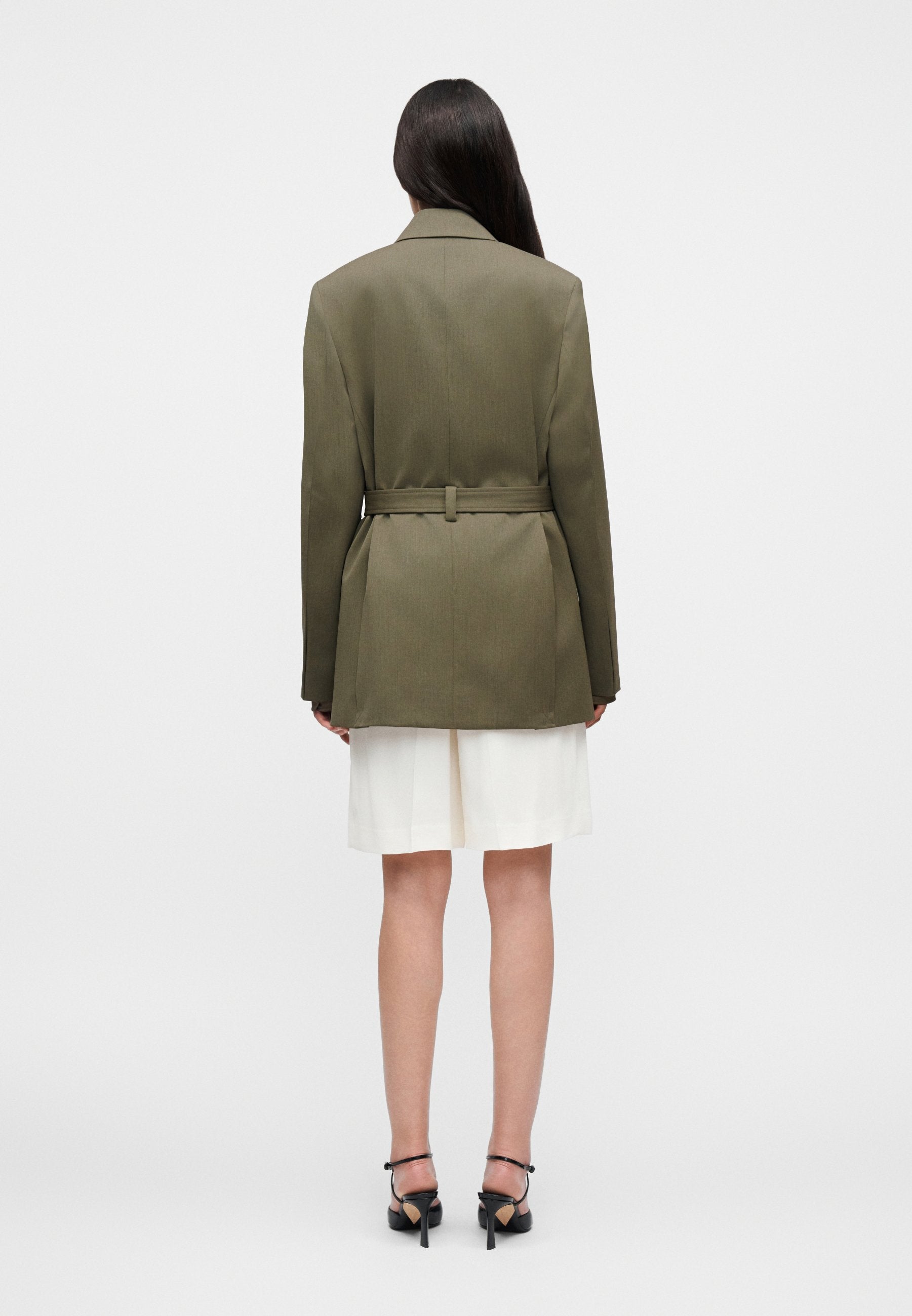 Victoria Beckham BELTED TAILORED