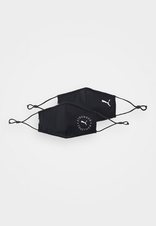Puma FACE MASK 2 PACK UNISEX - Community mask - black