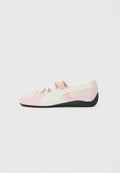 Puma SPEEDCAT BALLET  - Ankle strap ballerina shoes - pink/white