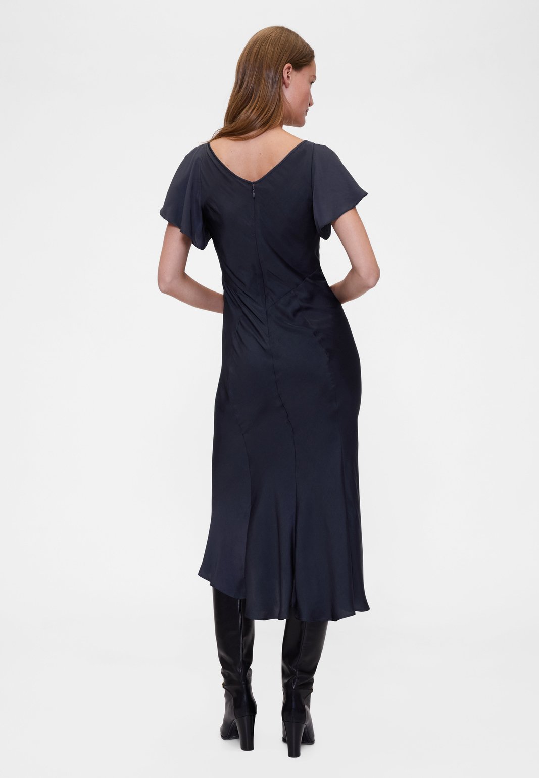 GAP GAPSTUDIO SATIN MIDI DRESS