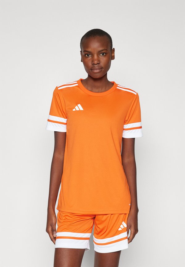 adidas Performance SQUADRA25 SHORT SLEEVE - Sports T-shirt - team orange/white