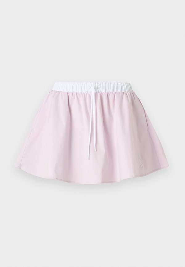 Nike Sportswear MINI SKIRT - Mini skirt - bleached lilac/white