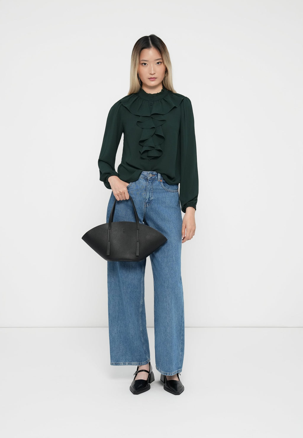 VILA VIKABU RUFFEL NECK