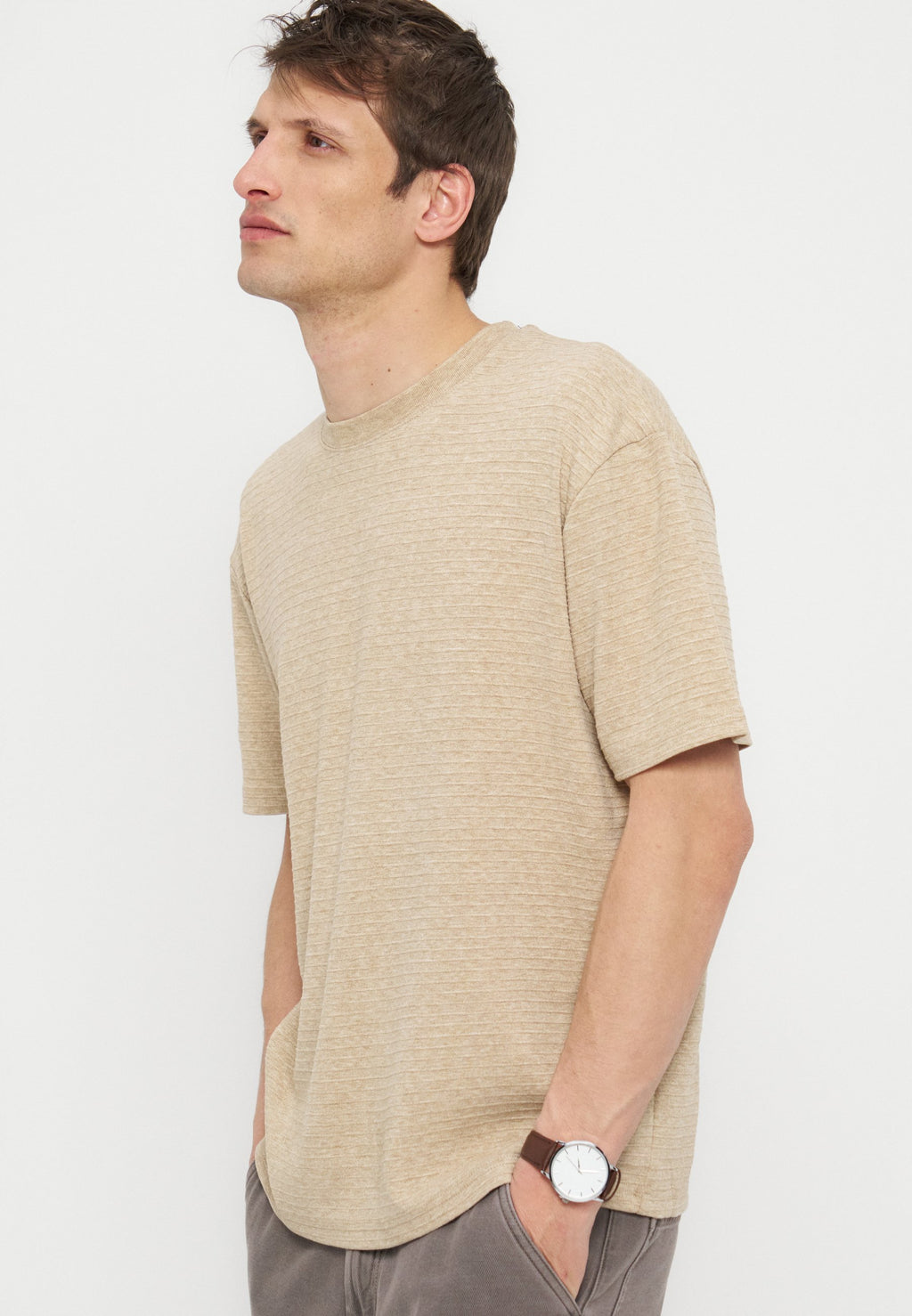 Pier One TEXTURED RIB  TEE