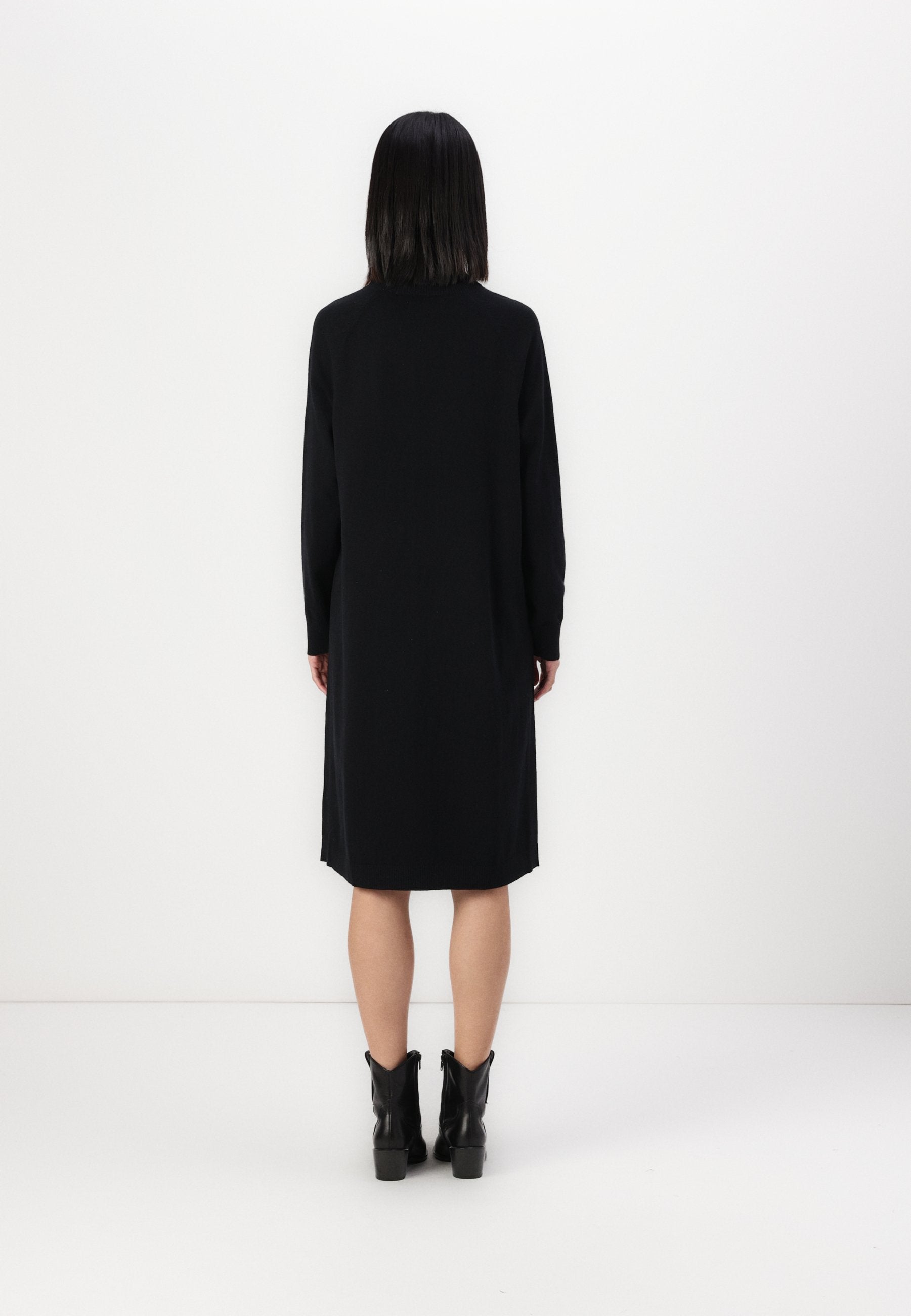 Marc O'Polo DENIM DRESS LONG SLEEVE TURTLE NECK