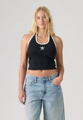 Levi's® ELLA HALTER - Top - halter tank starfish anthracite / bright white