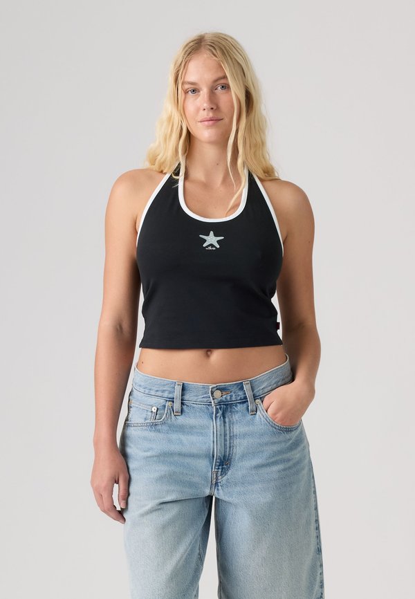 Levi's® ELLA HALTER - Top - halter tank starfish anthracite / bright white