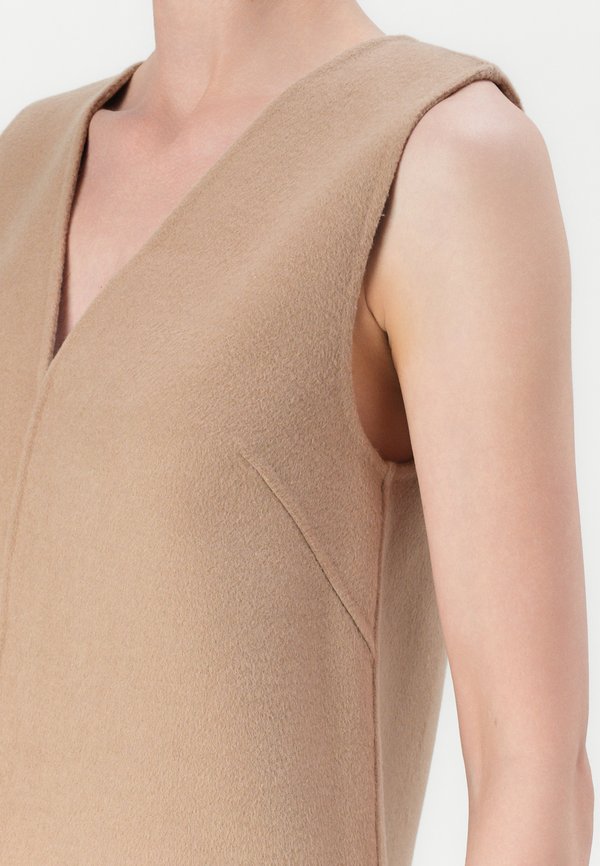 Calvin Klein DOUBLEFACE V NECK MINI SHIFT