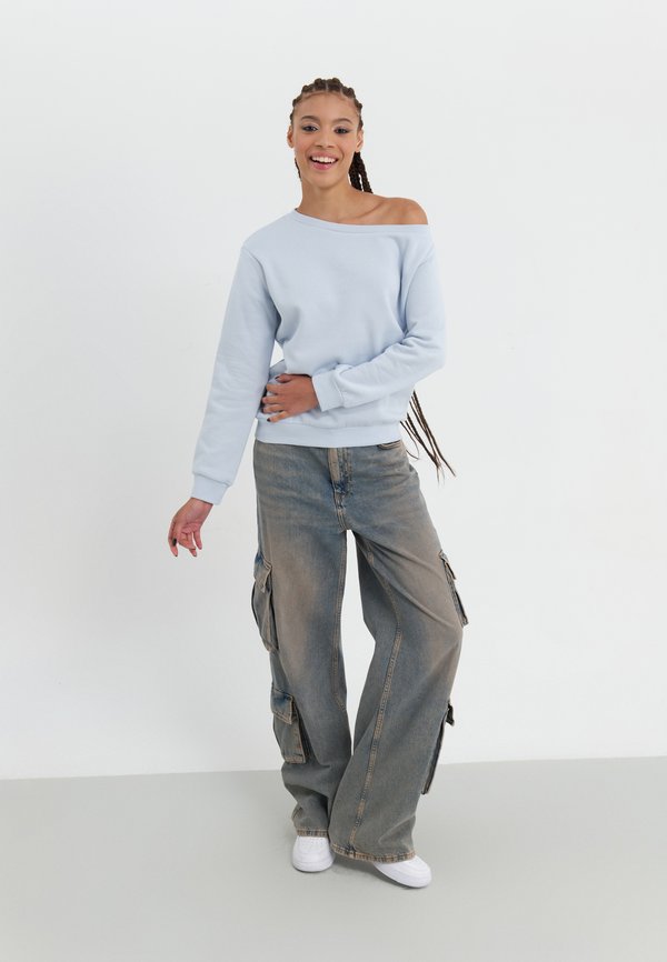 Even&Odd by Zalando BASIC OFF SHOULDER SWEATSHIRT