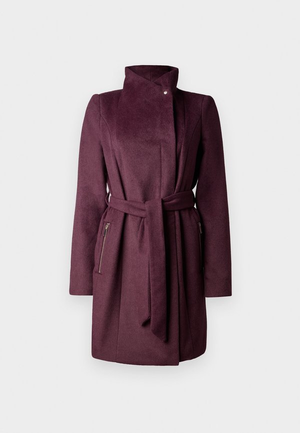 Vero Moda VMTWODOPE BELT JACKET - Winter coat - winetasting