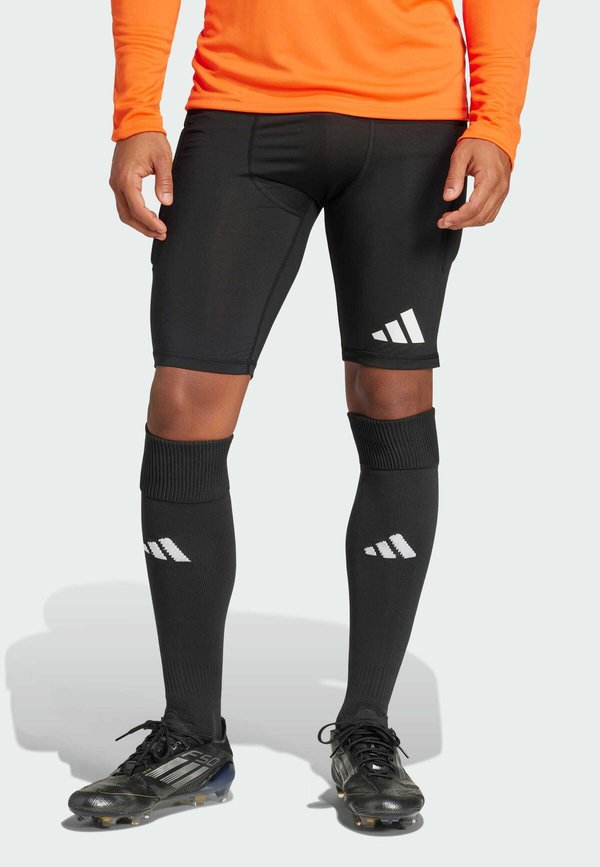 adidas Performance SQUADRA25 PADDED GOALKEEPER SHORT TIGHT - Leggings - black   white