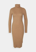 Even&Odd ROLLKRAGEN BODYCON RIPP MIDI STRICKKLEID
