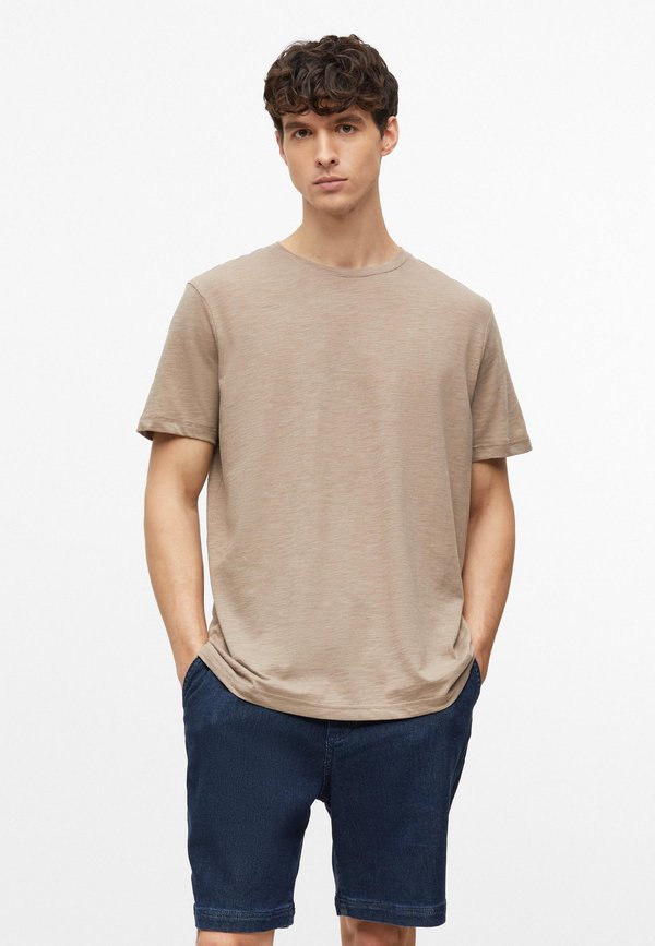 s.Oliver T-SHIRT - Basic T-shirt - hellbraun