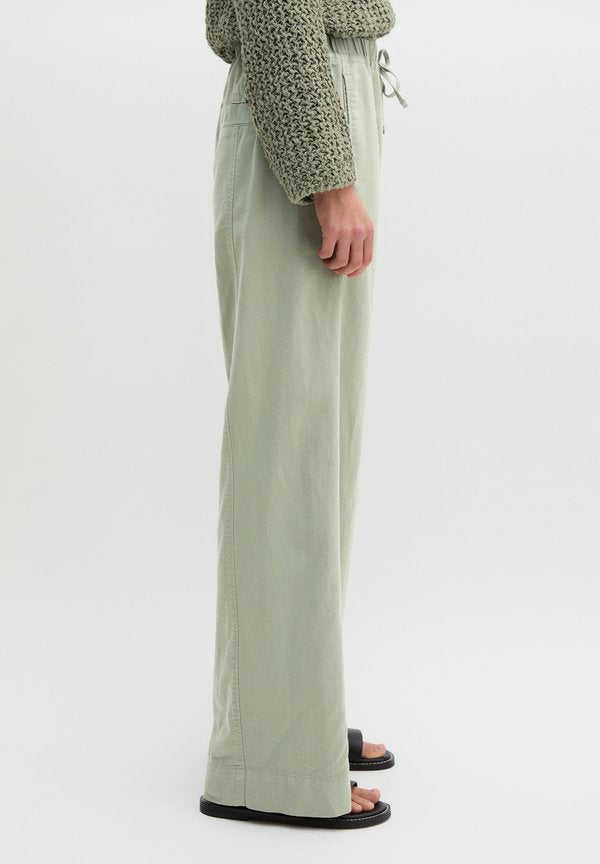 Marc O'Polo WIDE LEG DRAWSTRING AND ELASTIC AT WAIST BACK POCKET
