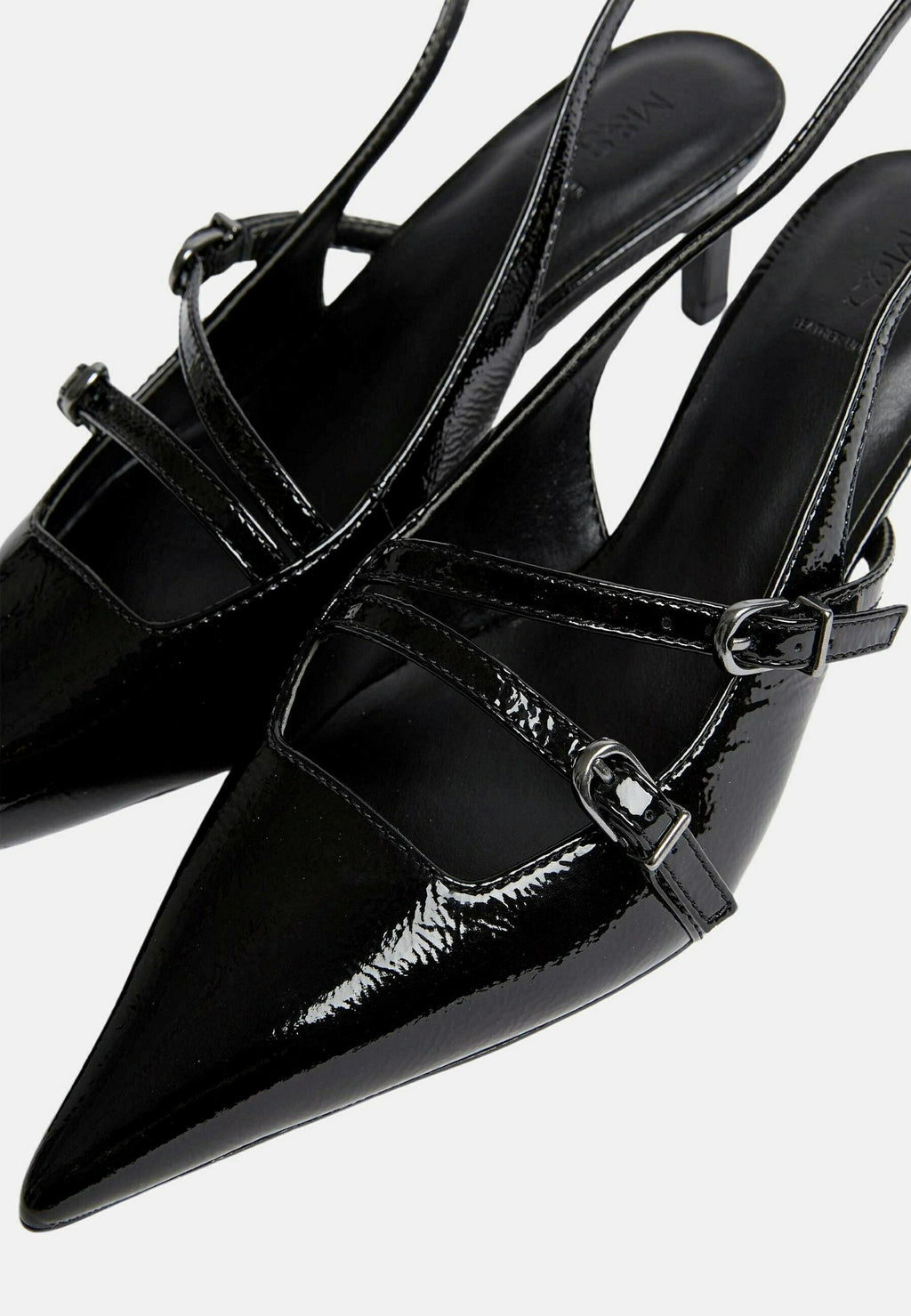 Marks & Spencer BUCKLE KITTEN HEEL SLINGBACKS