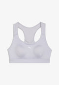 Puma 4KEEPS RUN BRA - Medium support sports bra - vibrant silver