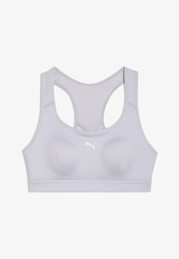 Puma 4KEEPS RUN BRA - Medium support sports bra - vibrant silver