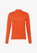s.Oliver SCHMAL GESCHNITTENES - Long sleeved top - orange
