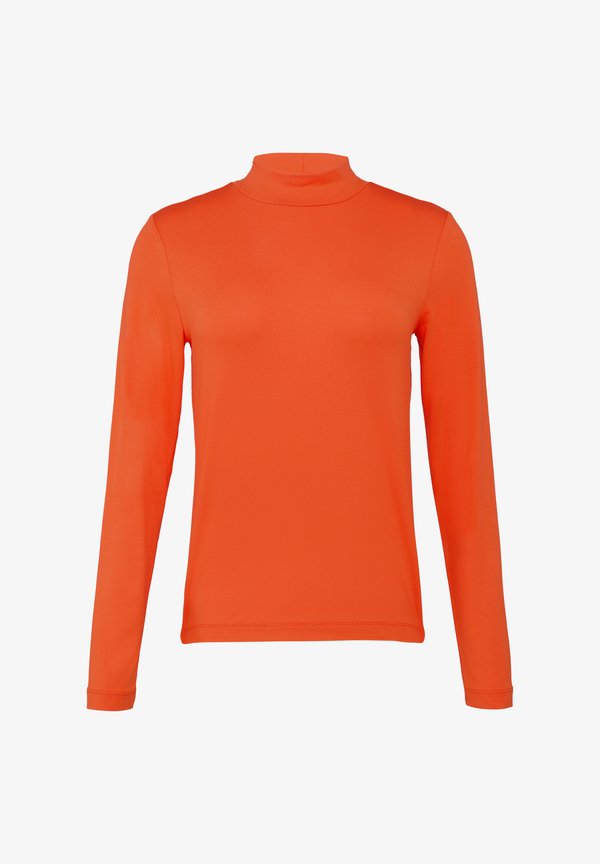 s.Oliver SCHMAL GESCHNITTENES - Long sleeved top - orange