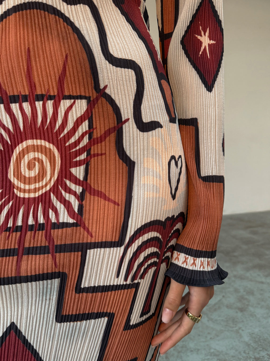 Never Fully Dressed GEORMETRIC GAIA DRESS