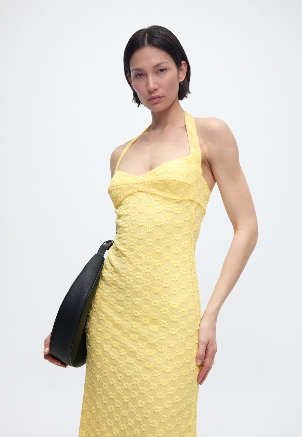 Bardot MARIKO HALTER NECK MIDI DRESS